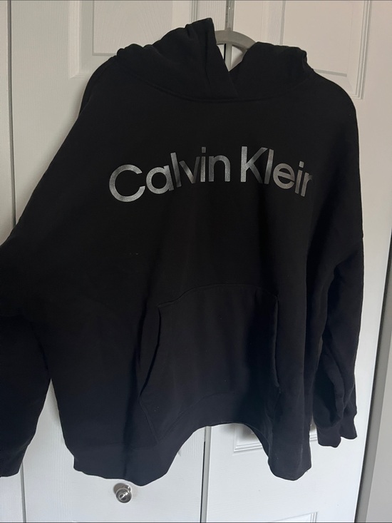 Calvin Klein Tops - 3X Calvin Klein Black Hoodie with black metalic Logo & kangaroo pocket